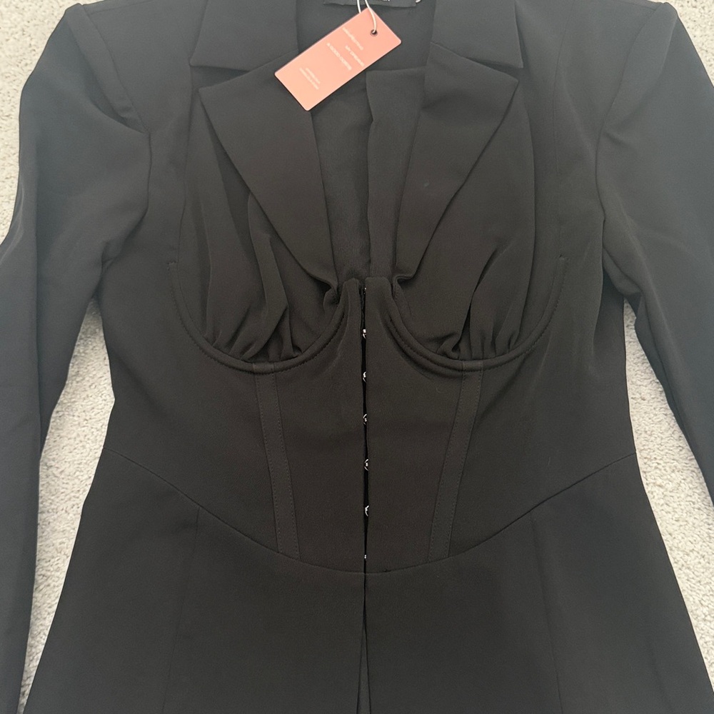 Miss Lola Black Pantsuit - Picture 13 of 17